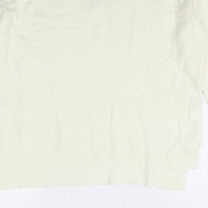 Primark Womens Ivory   Pullover Jumper Size M