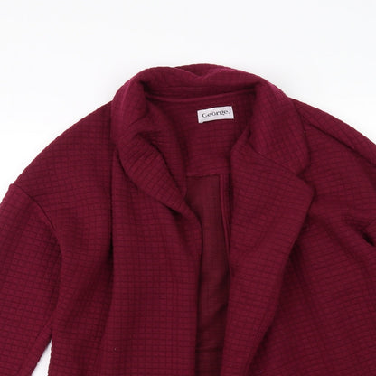 George Womens Purple   Jacket  Size 8