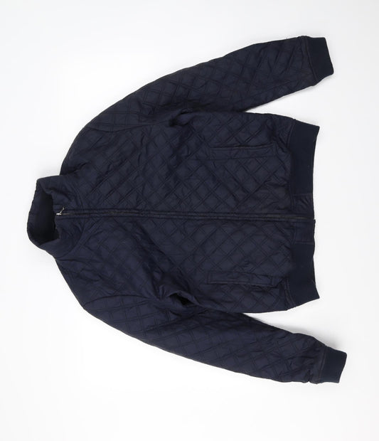 Linea Womens Blue   Rain Coat Coat Size M