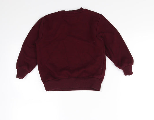 NEXT Boys Purple   Pullover Jumper Size 5 Years