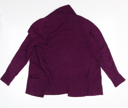 BHS Womens Purple   Cardigan Jumper Size 8