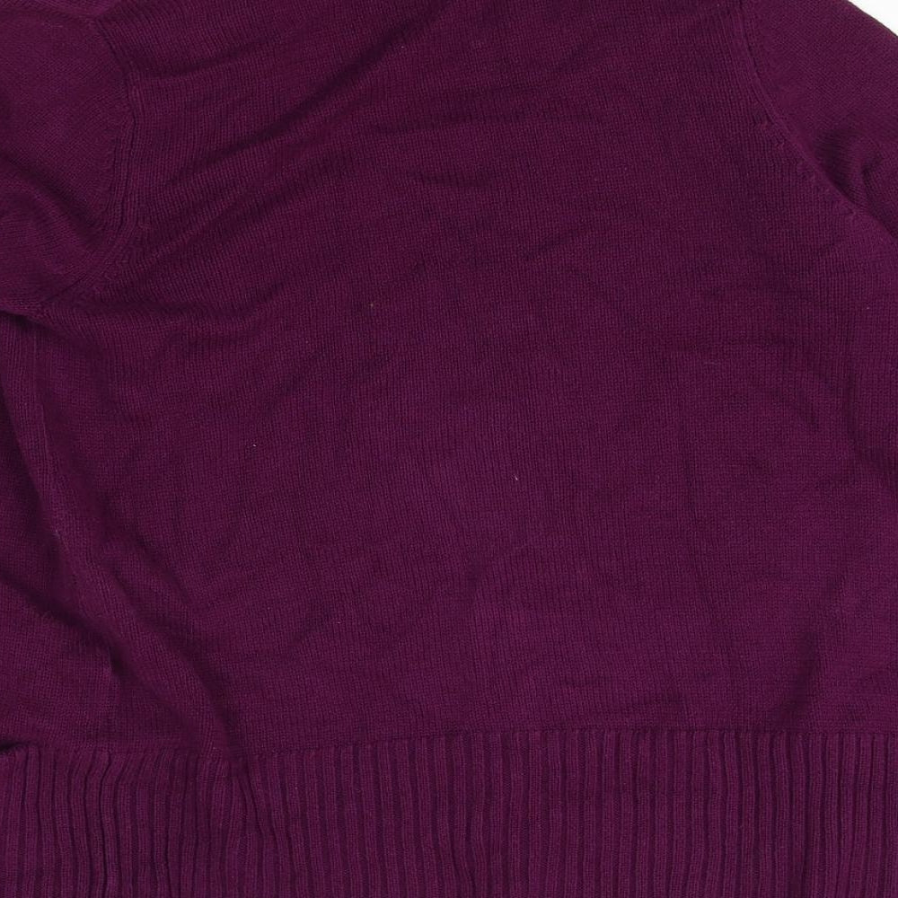 BHS Womens Purple   Cardigan Jumper Size 8