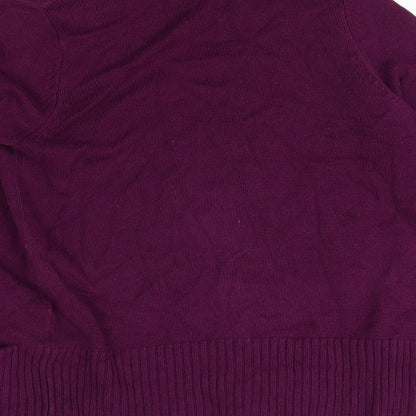 BHS Womens Purple   Cardigan Jumper Size 8
