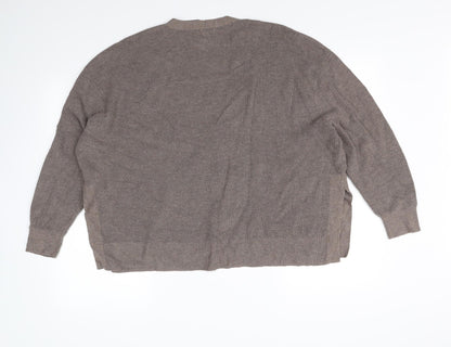 H&M Womens Brown   Cardigan Jumper Size M