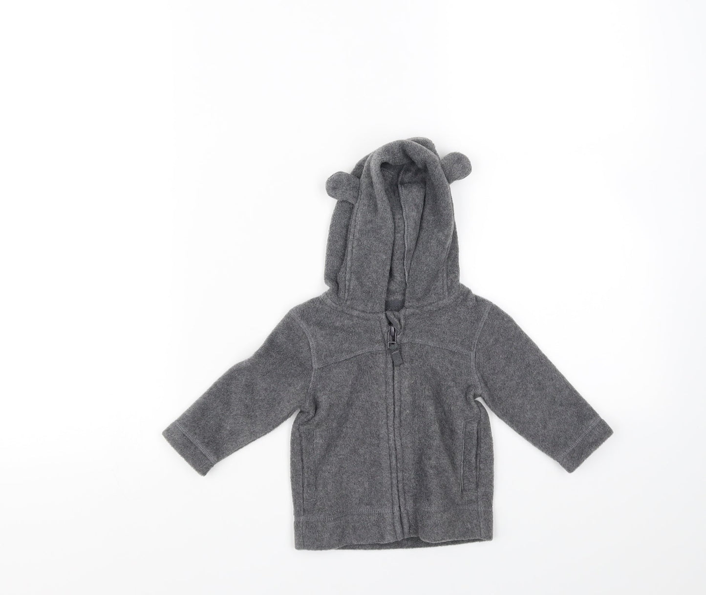 George Baby Grey   Full Zip Jumper Size 0-3 Months