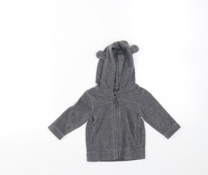 George Baby Grey   Full Zip Jumper Size 0-3 Months