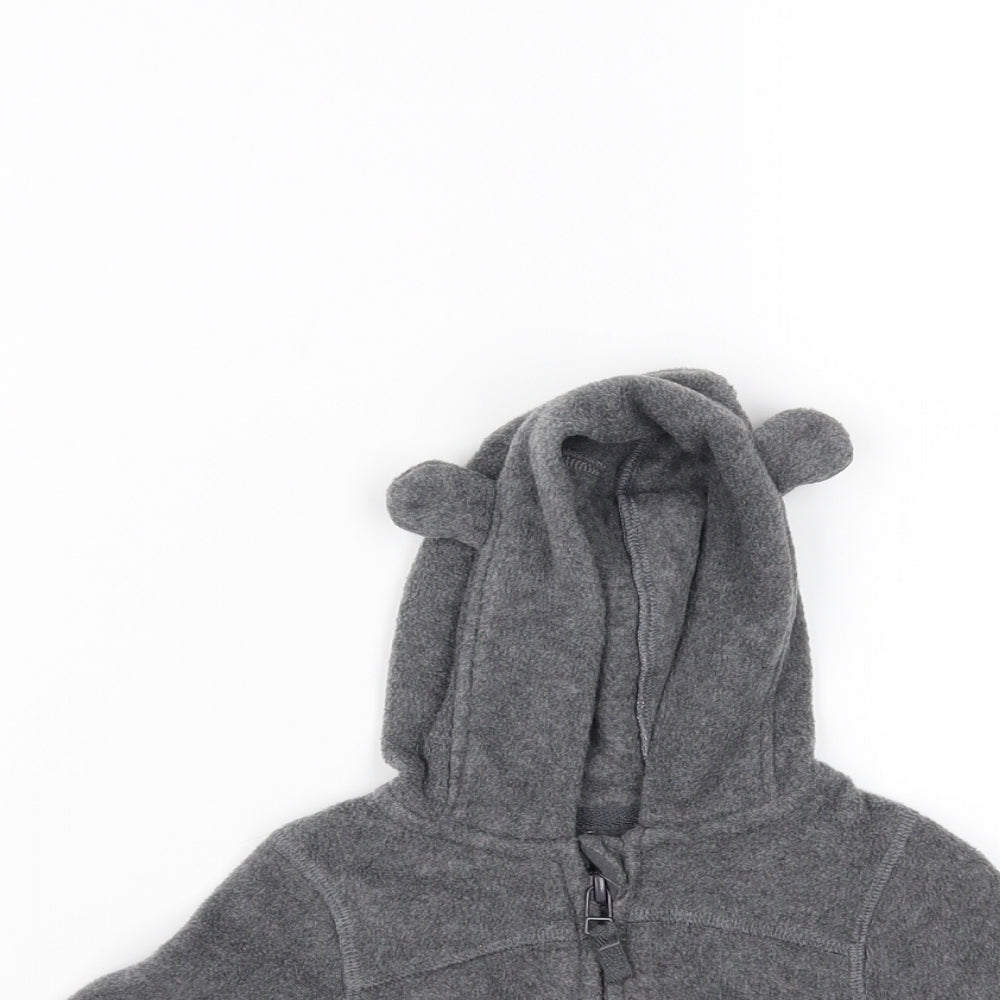 George Baby Grey   Full Zip Jumper Size 0-3 Months