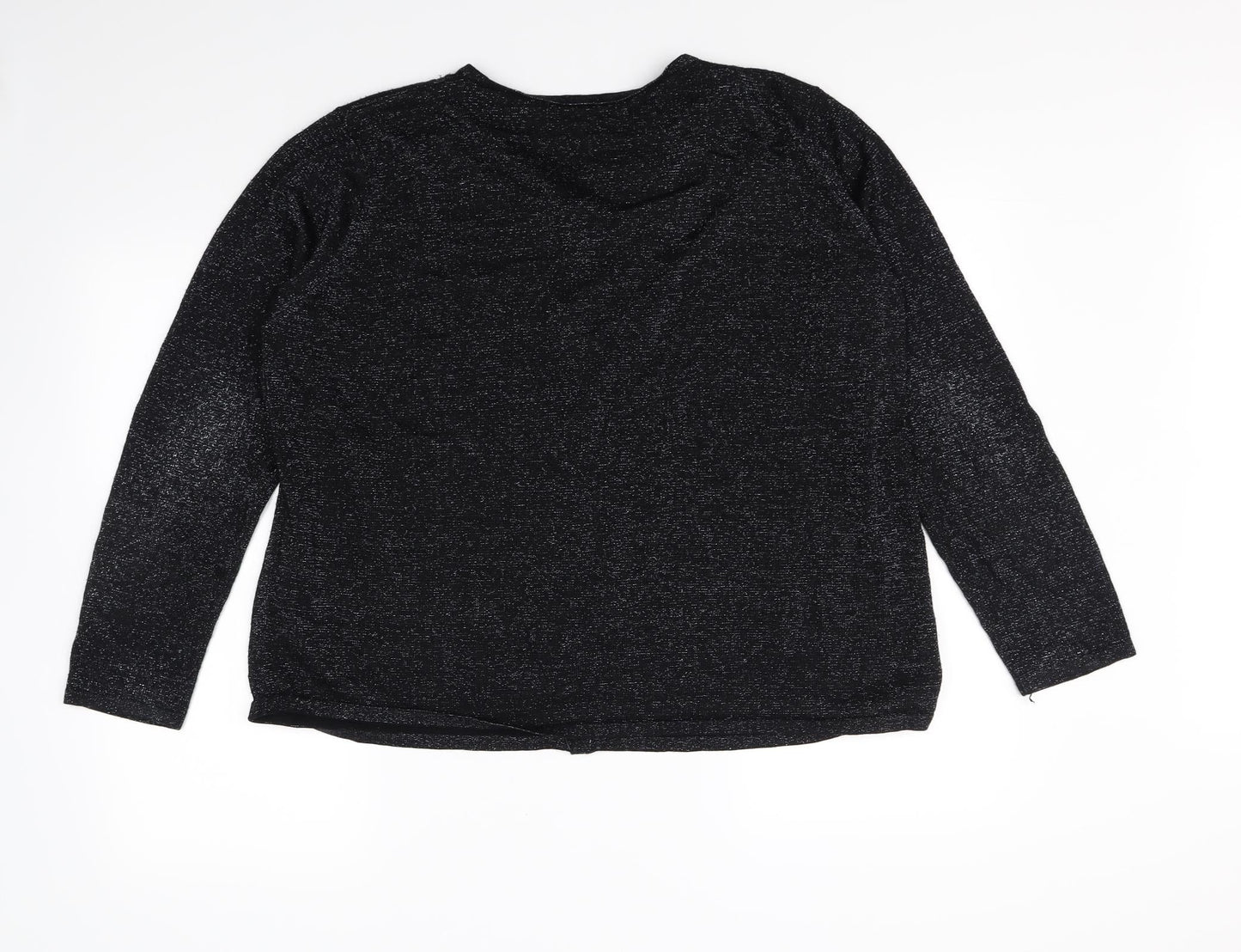 BM Womens Black   Cardigan Jumper Size L