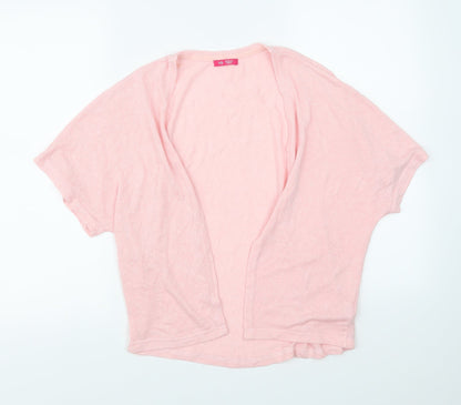 yd Girls Pink   Cardigan Jumper Size 9 Years