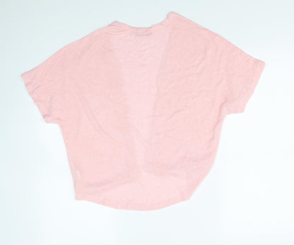 yd Girls Pink   Cardigan Jumper Size 9 Years