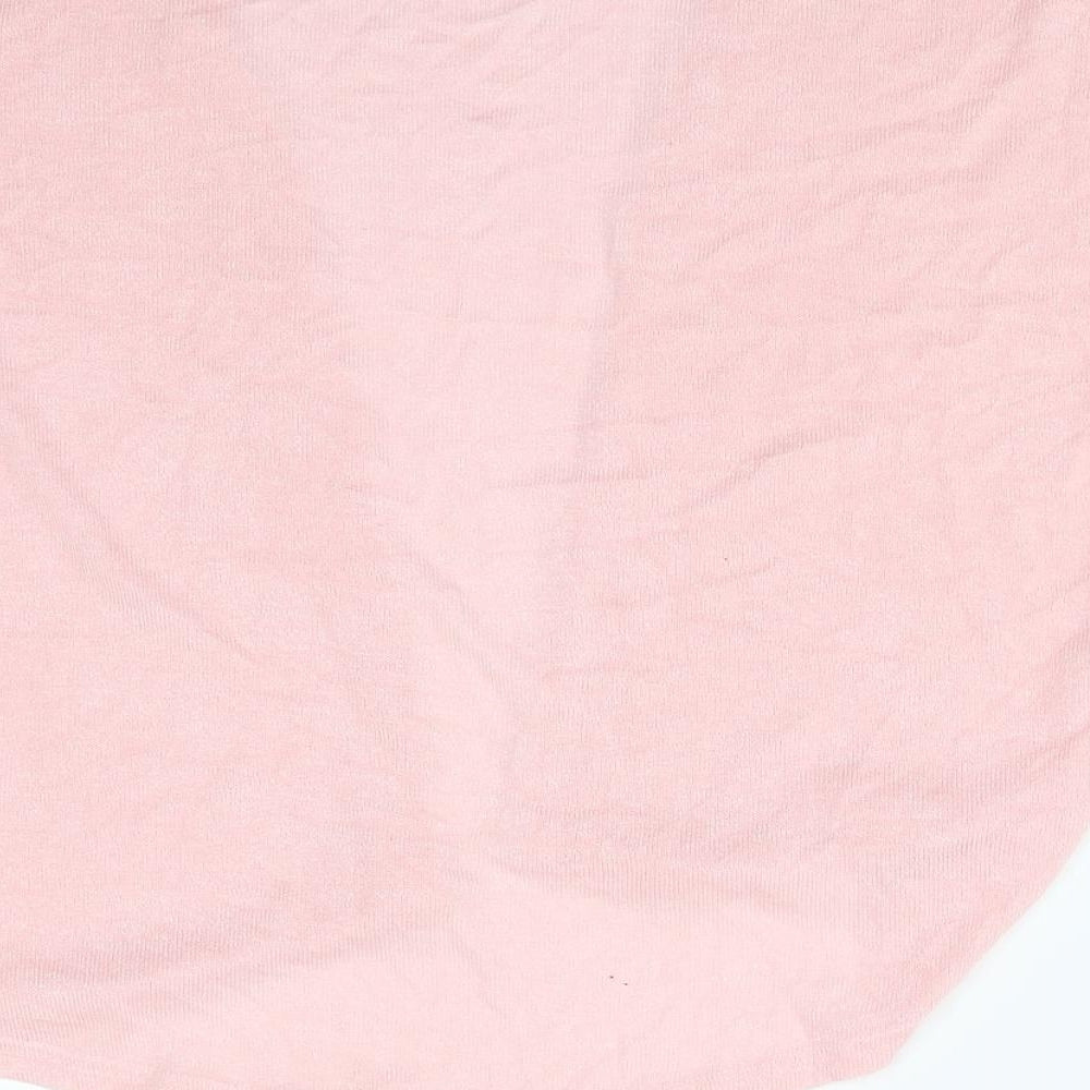 yd Girls Pink   Cardigan Jumper Size 9 Years
