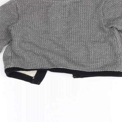 NEXT Girls Grey   Cardigan Jumper Size 6 Years