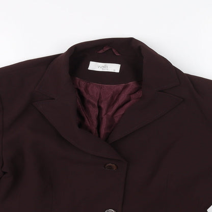 Wallis Womens Brown   Jacket Blazer Size 16