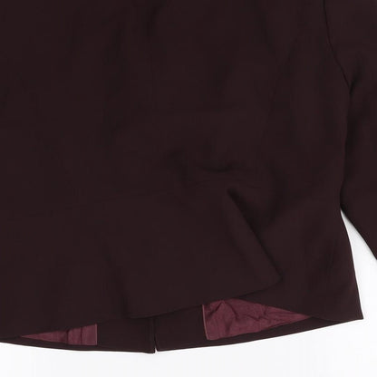 Wallis Womens Brown   Jacket Blazer Size 16