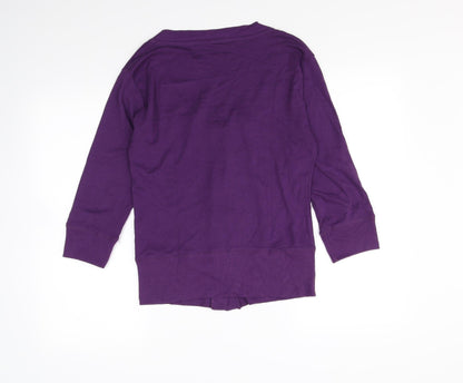 Mk one Womens Purple   Cardigan Jumper Size 12
