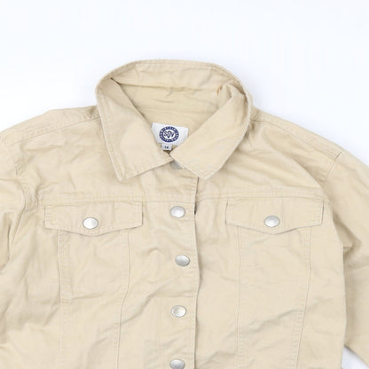 SQV Womens Beige   Jacket  Size 14