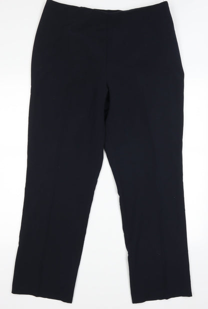 Womens UK Size 16 Marks and Spencer Regular Fit  Blue Trousers