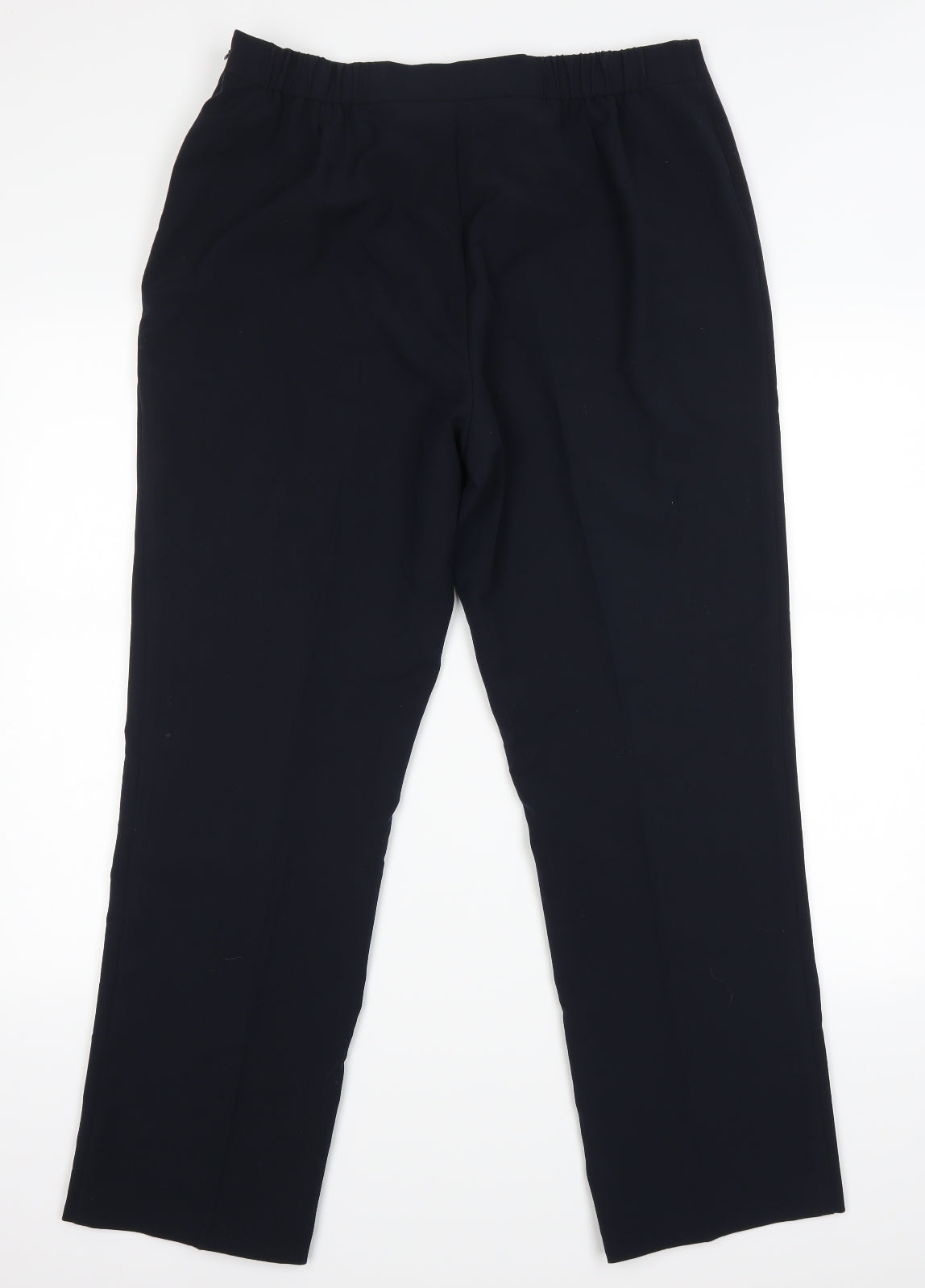 Womens UK Size 16 Marks and Spencer Regular Fit  Blue Trousers