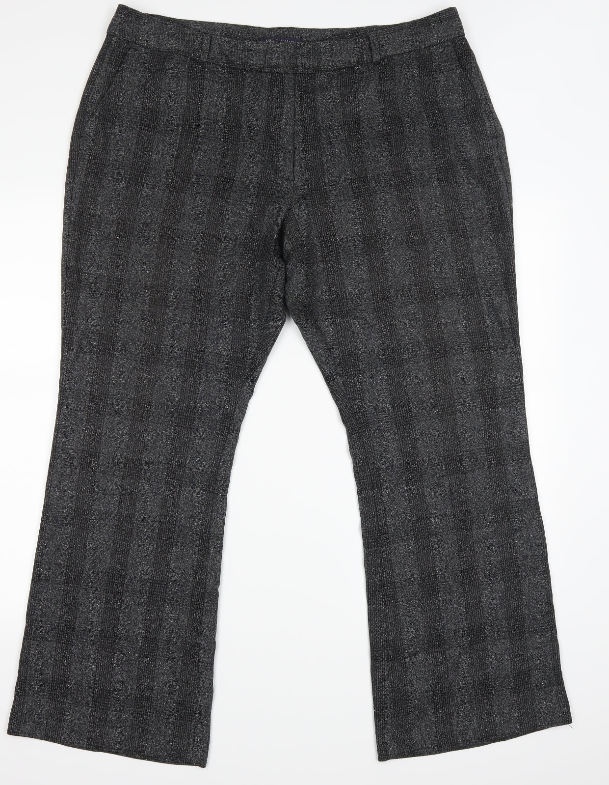Womens UK Size 36 in Marks and Spencer Regular Fit  Grey Trousers