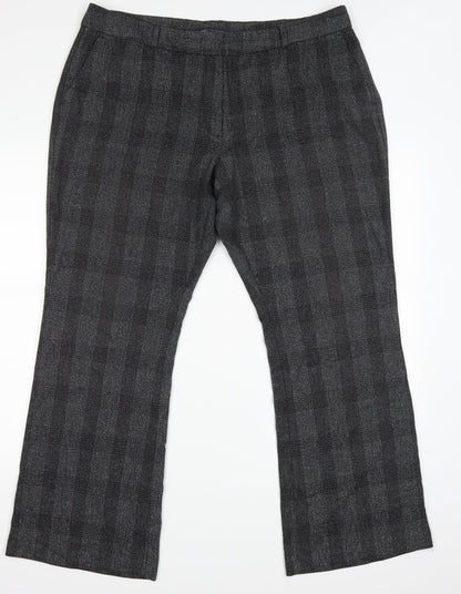Womens UK Size 36 in Marks and Spencer Regular Fit  Grey Trousers