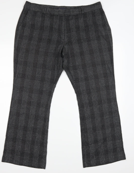 Womens UK Size 36 in Marks and Spencer Regular Fit  Grey Trousers