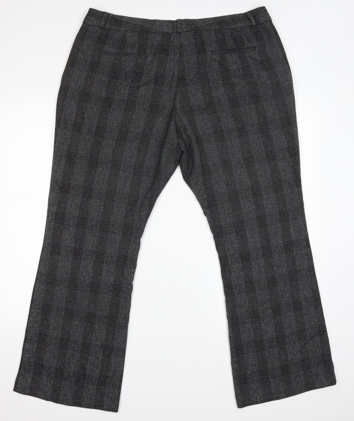 Womens UK Size 36 in Marks and Spencer Regular Fit  Grey Trousers