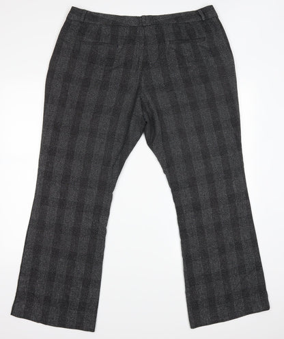 Womens UK Size 36 in Marks and Spencer Regular Fit  Grey Trousers