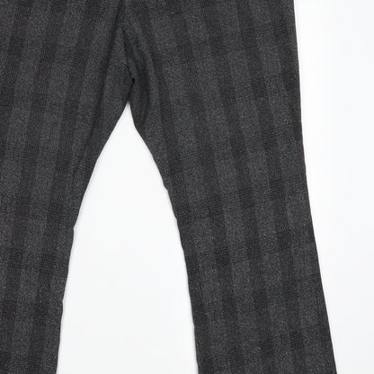 Womens UK Size 36 in Marks and Spencer Regular Fit  Grey Trousers