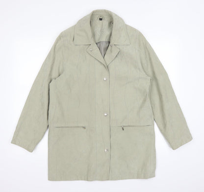 Klass Womens Green   Jacket Coat Size 10