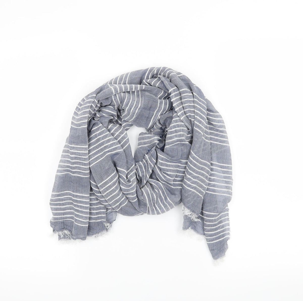 Preworn Womens Blue    Scarf