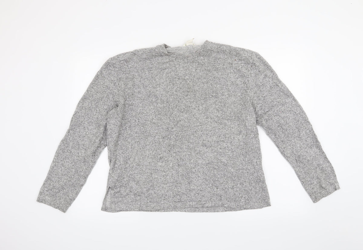 H&M Womens Grey   Pullover Jumper Size L
