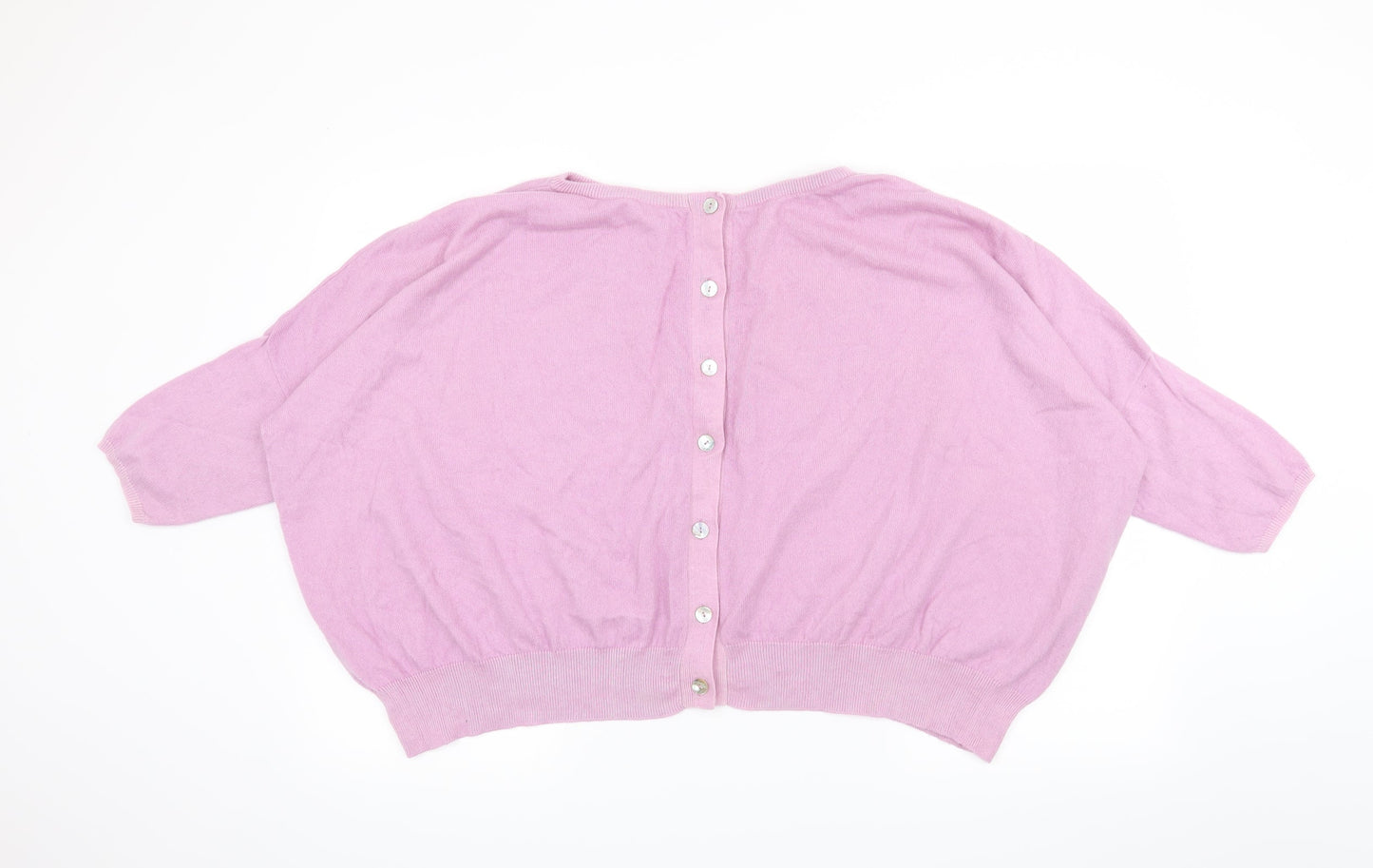 mani stone Womens Purple   Cardigan Jumper Size M