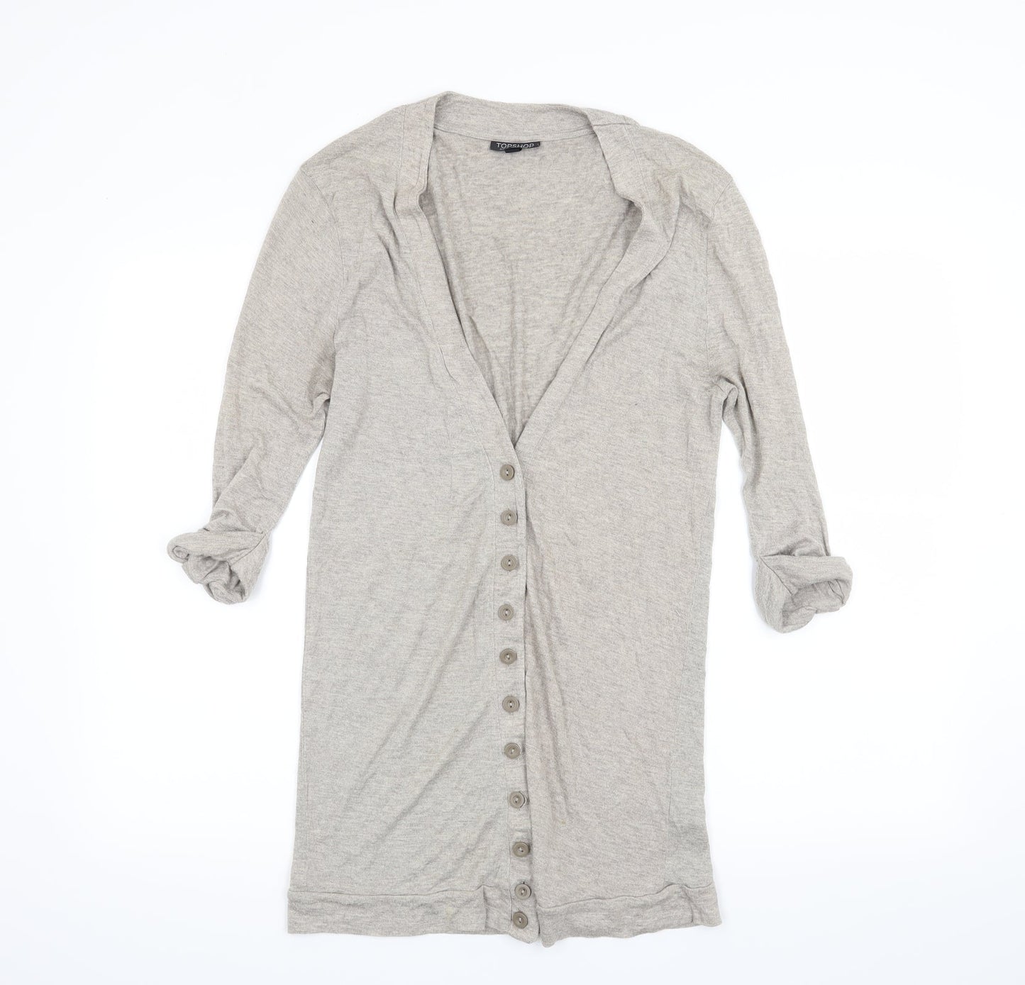 Topshop Womens Beige   Cardigan Jumper Size 8