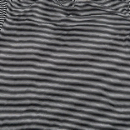 Slazenger Mens Black Striped   T-Shirt Size L