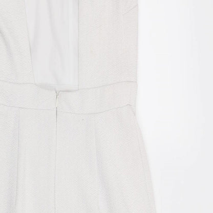 River Island Womens White   Bodycon  Size 10