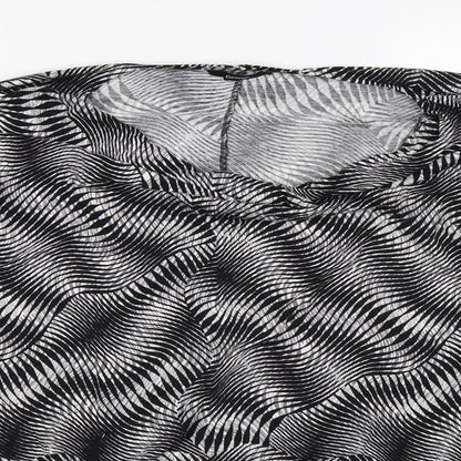 George Womens Black Striped  Basic Blouse Size 20