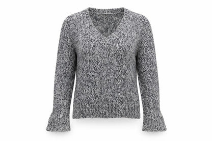i loovve Womens Blue  Knit Pullover Jumper Size M  - elbow pads