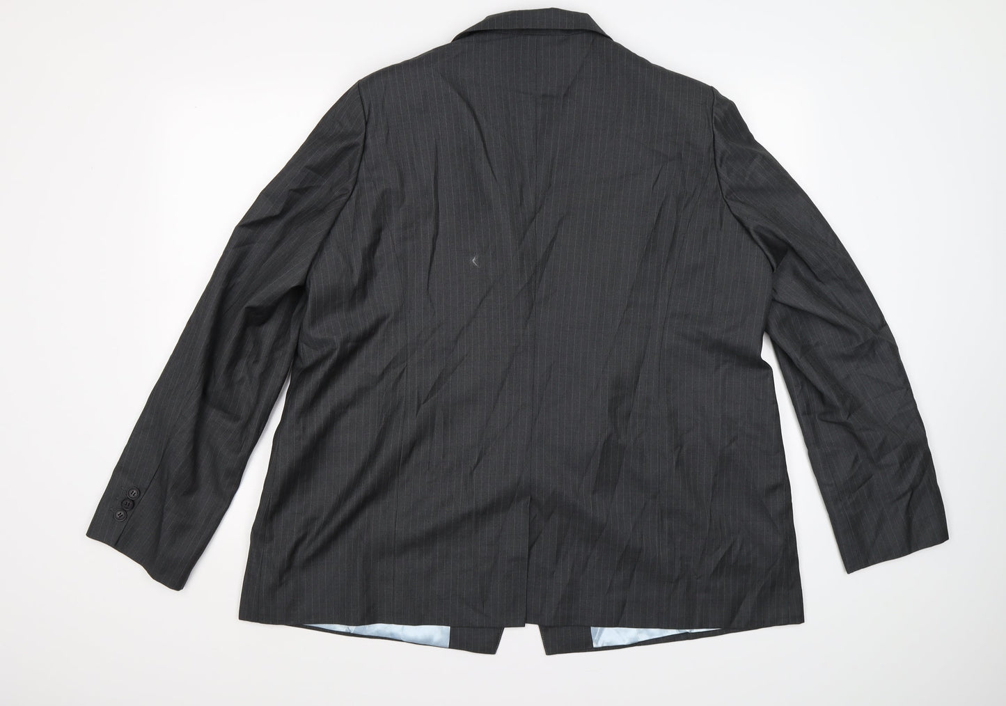 Mens UK Size 46 Preworn Regular Grey Suit Jacket