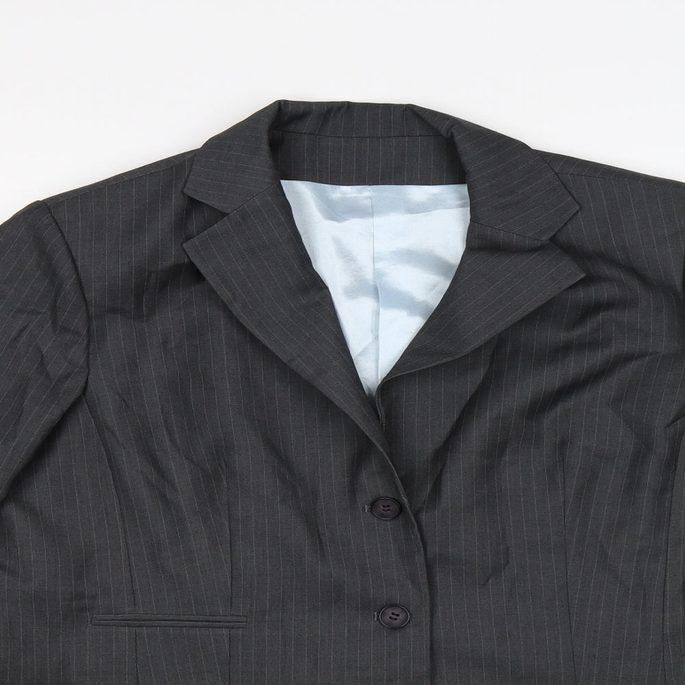 Mens UK Size 46 Preworn Regular Grey Suit Jacket