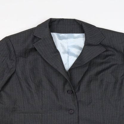 Mens UK Size 46 Preworn Regular Grey Suit Jacket