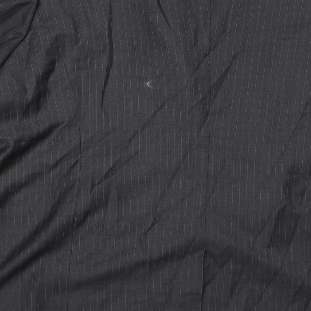 Mens UK Size 46 Preworn Regular Grey Suit Jacket