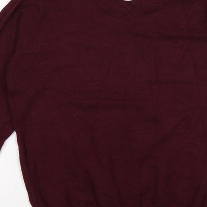 artmosphere Womens Red  Knit Pullover Jumper Size 12  - Burgundy