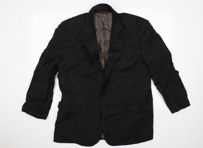 Mens UK Size 44 Marks and Spencer Regular Black Suit Jacket