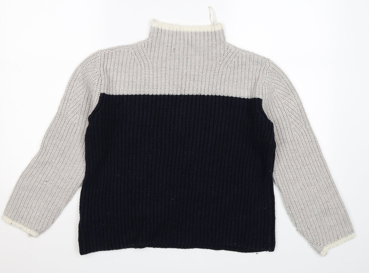 Marks & Spencer Womens Grey  Knit Pullover Jumper Size S