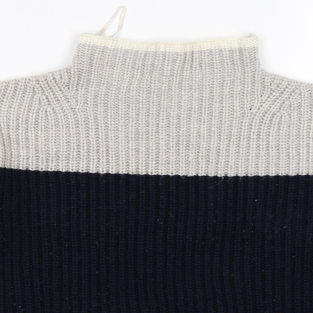 Marks & Spencer Womens Grey  Knit Pullover Jumper Size S