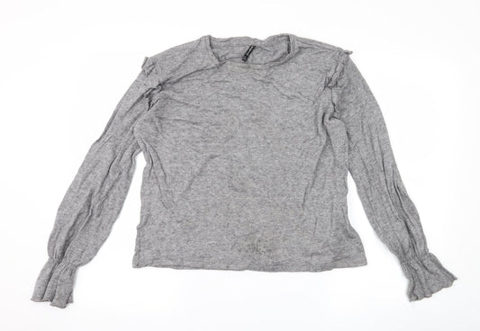 Stradivarius Womens Grey   Pullover Jumper Size L