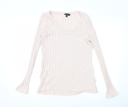 Topshop Womens Pink   Pullover Jumper Size 10