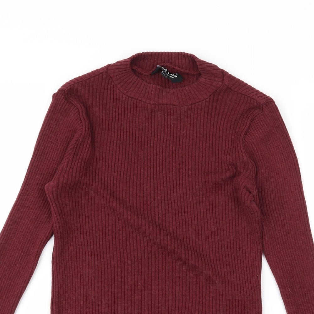 New Look Girls Purple   Pullover Jumper Size 12-13 Years