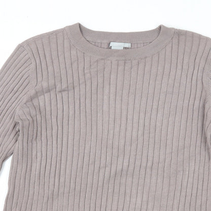 H&M Womens Grey   Pullover Jumper Size M