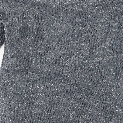 Primark Girls Grey   Pullover Jumper Size 8-9 Years
